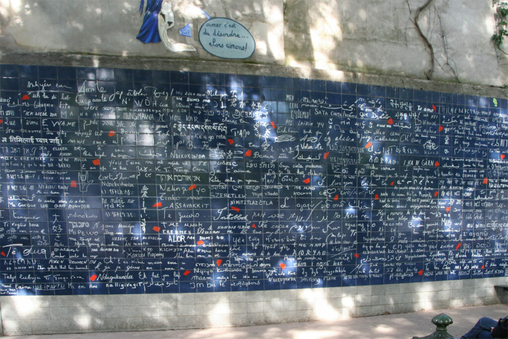 Liebeswand im Montmartre Paris