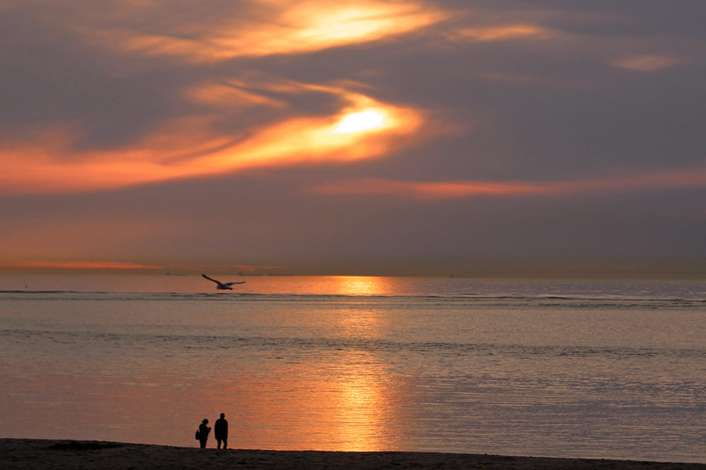 Sonnenuntergang am Meer