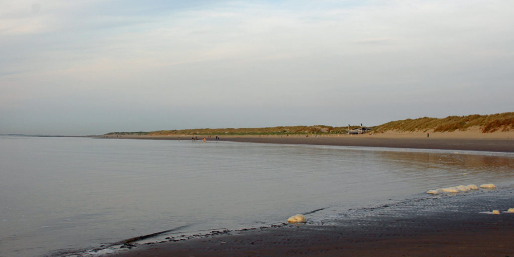 Ouddorp Strand am Abend