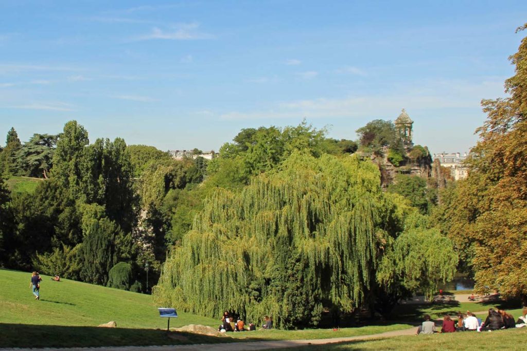 Panorama Park Buttes Chaumont Paris