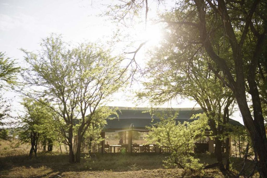 Essenszelt Olakira Camp