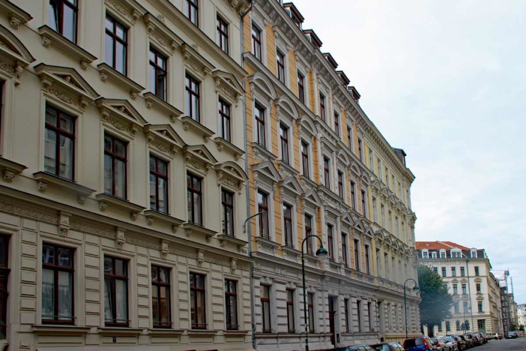 Gottschedestrasse Fassaden leipzig