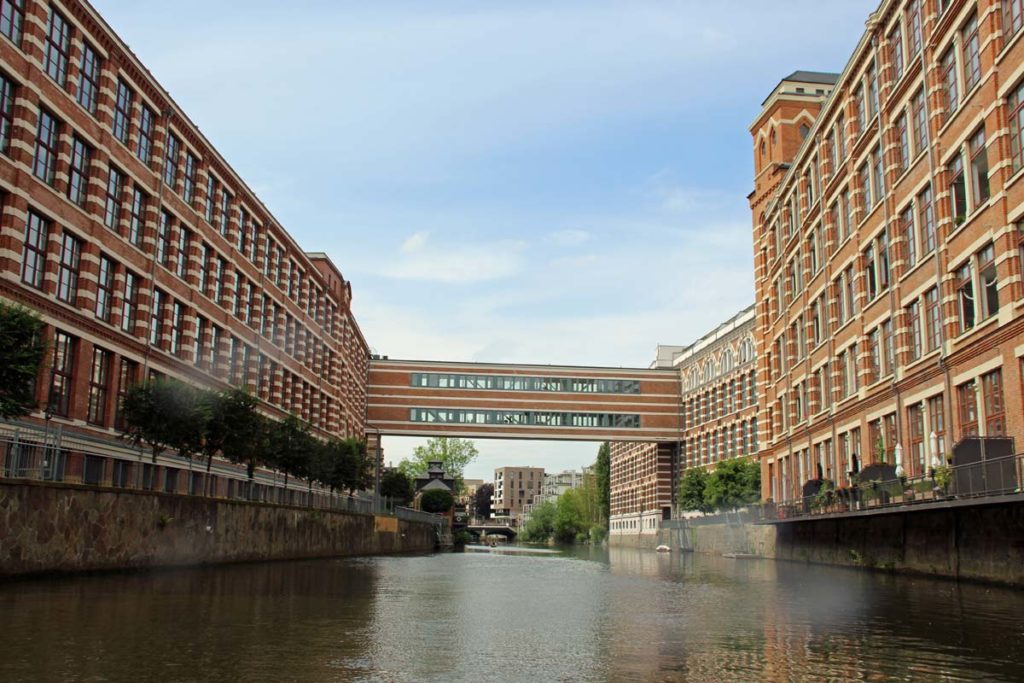 Kanäle leipzig ehemalige Garnfabrik