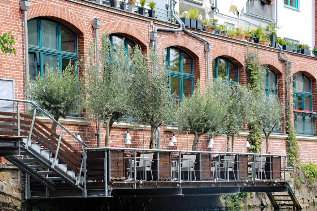 Terrasse am Carl Heine Kanal