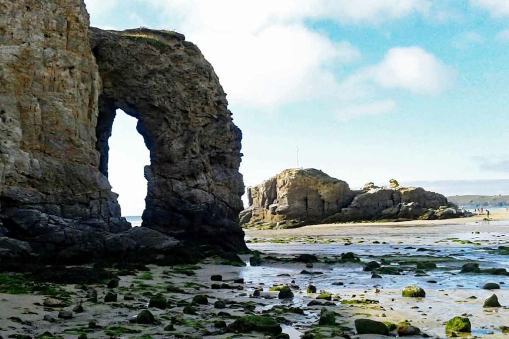 Perranporth Beach Felsentor