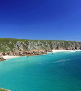 England Cornwall Porthcurno Bay