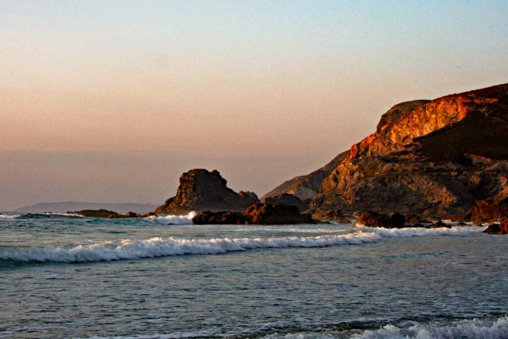 Felsen bei St Agnes Trevaunance Cove