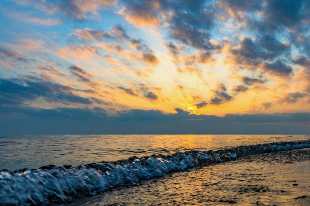 Sonnenuntergang am Meer