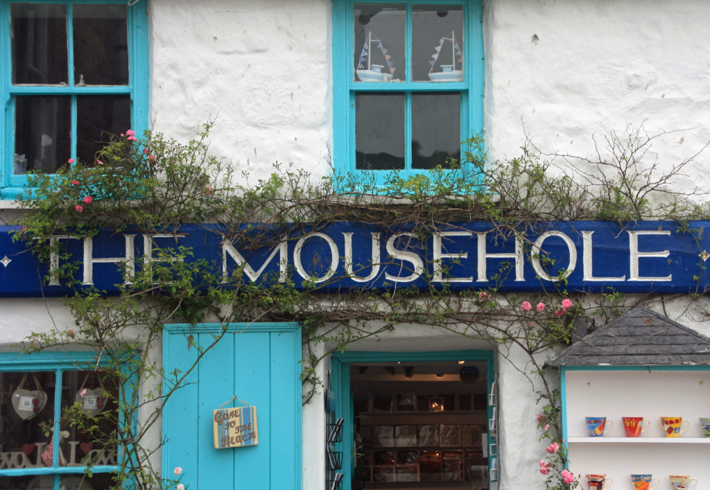 Schild Mousehole Geschäft