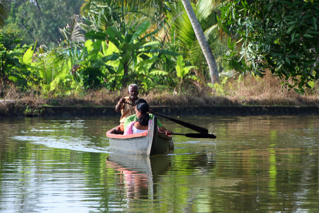 BAckwater Kerala Indien