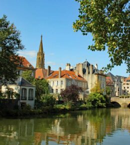 Metz Ufer der Seille
