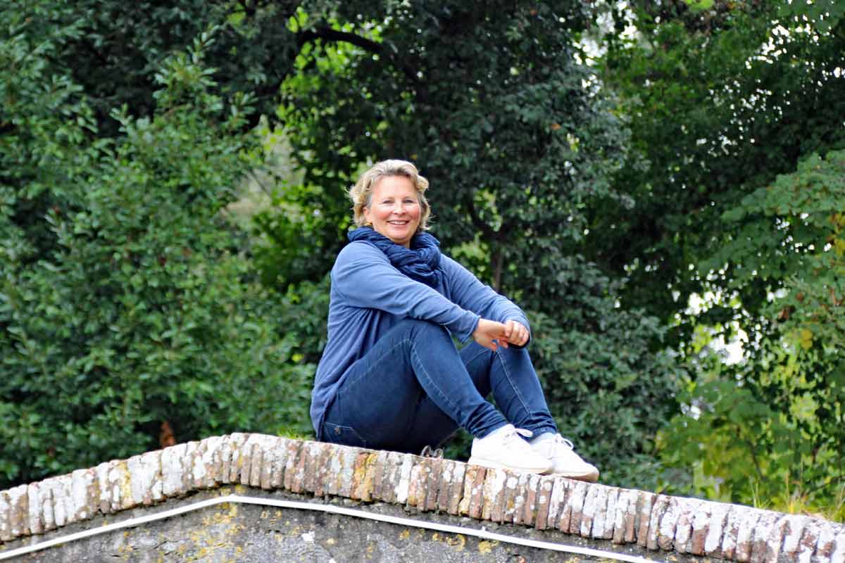 Christiane auf der Ponte del Principe