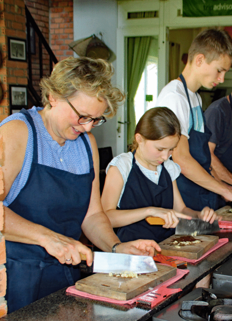 in der Kochschule Hoi An