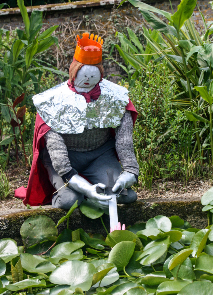 König Artus im Küchengarten von Trebah