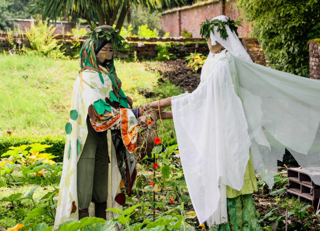 Darstellung Romeo und Julia im Küchengarten Trebah