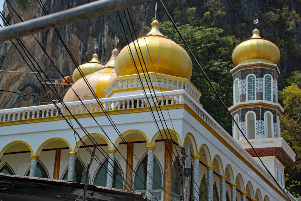Moschee im Dorf Koh Payee Thailand