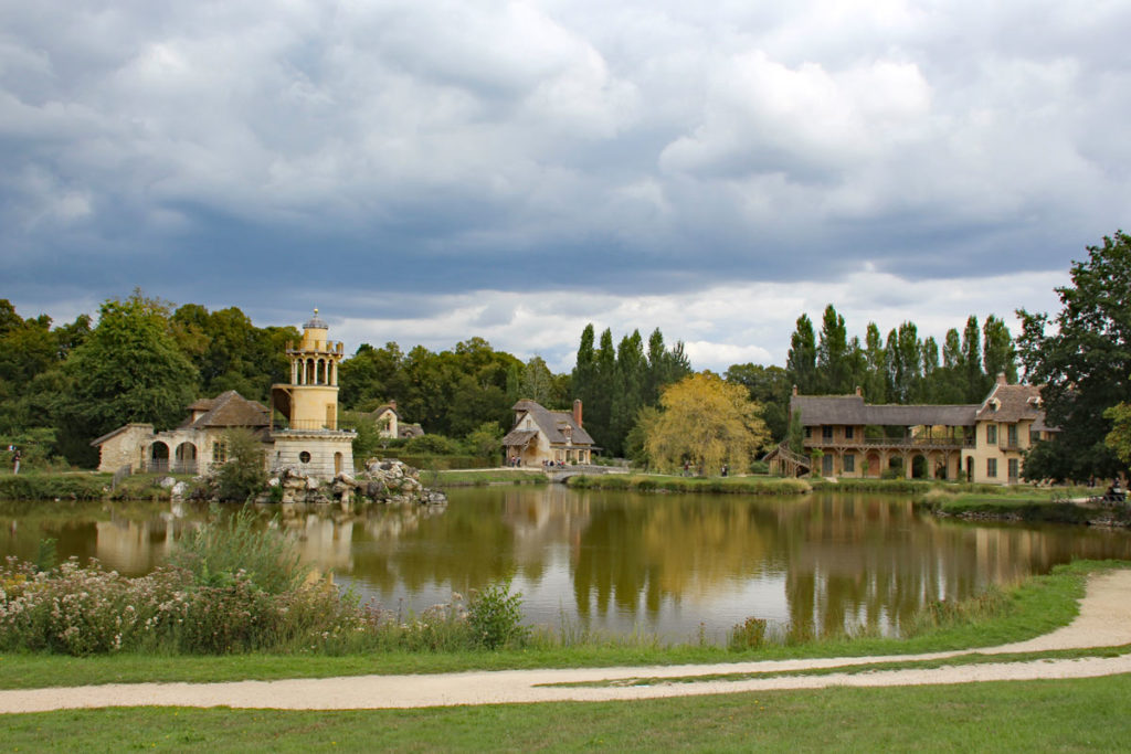 Blick auf das Hameau de la Reine Versaille