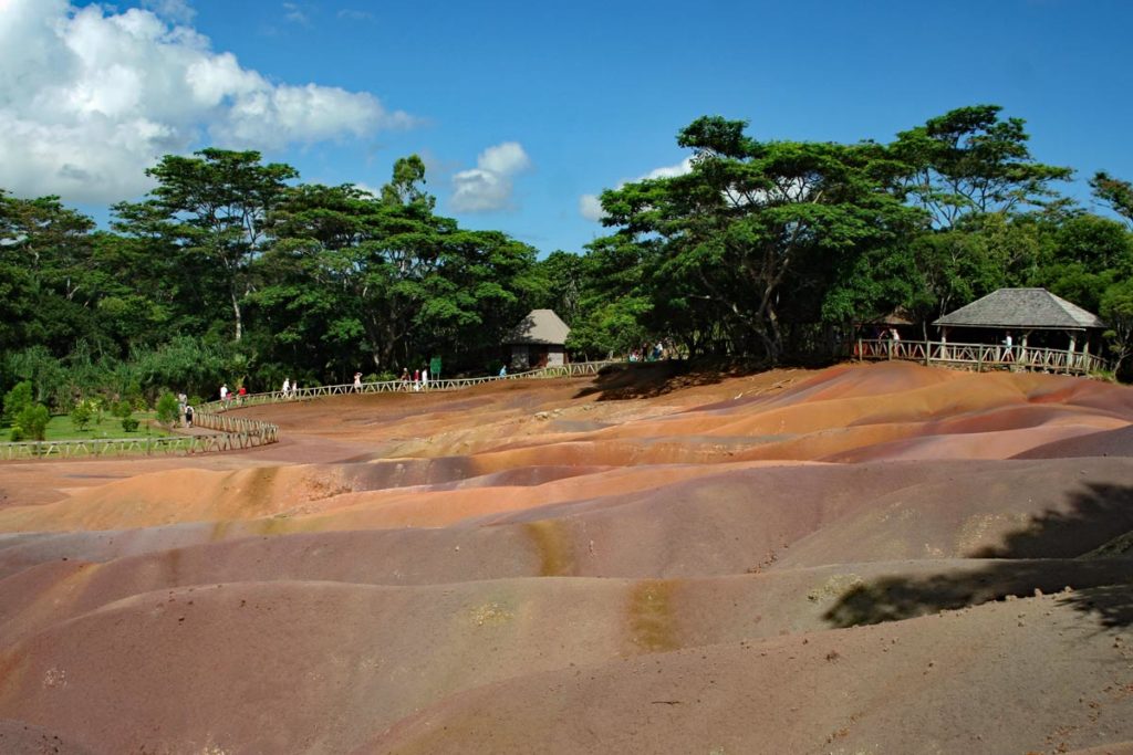 7 farbige Erde Mauritius