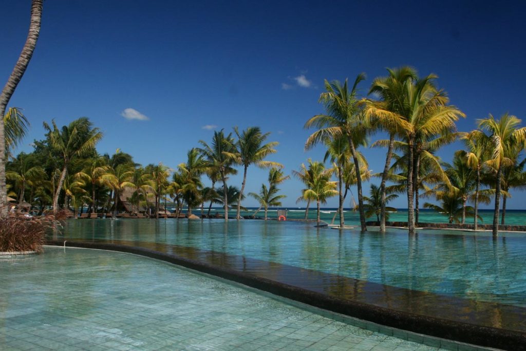 Poollandschaft Troux aux Biches