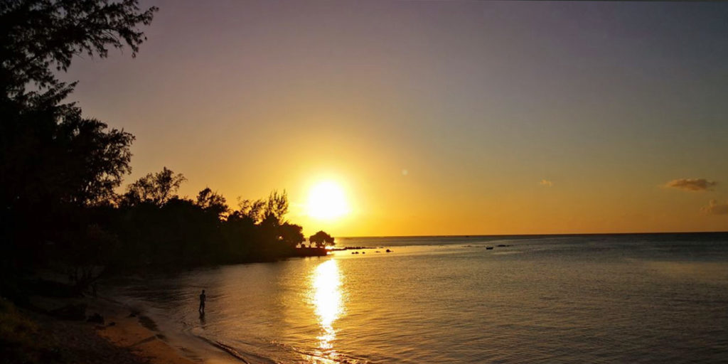 Sonnenuntergang Troux aux Biches