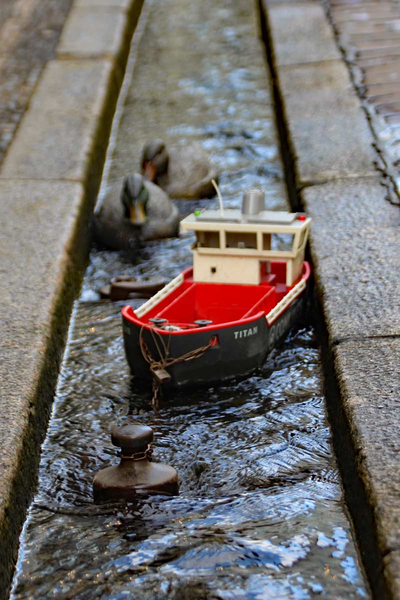 Schiffchen im Bächle Freiburg