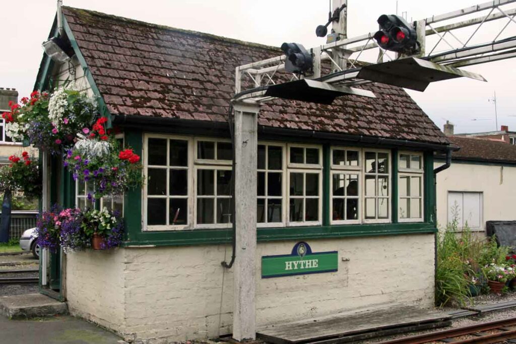 bahnhof Hythe Englands Südküste