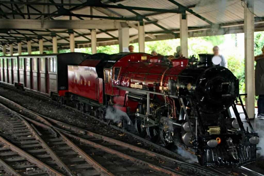 Dampflock Hythe Englands Südküste