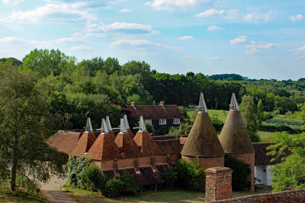 Sissinghurst von oben -Englands Südküste