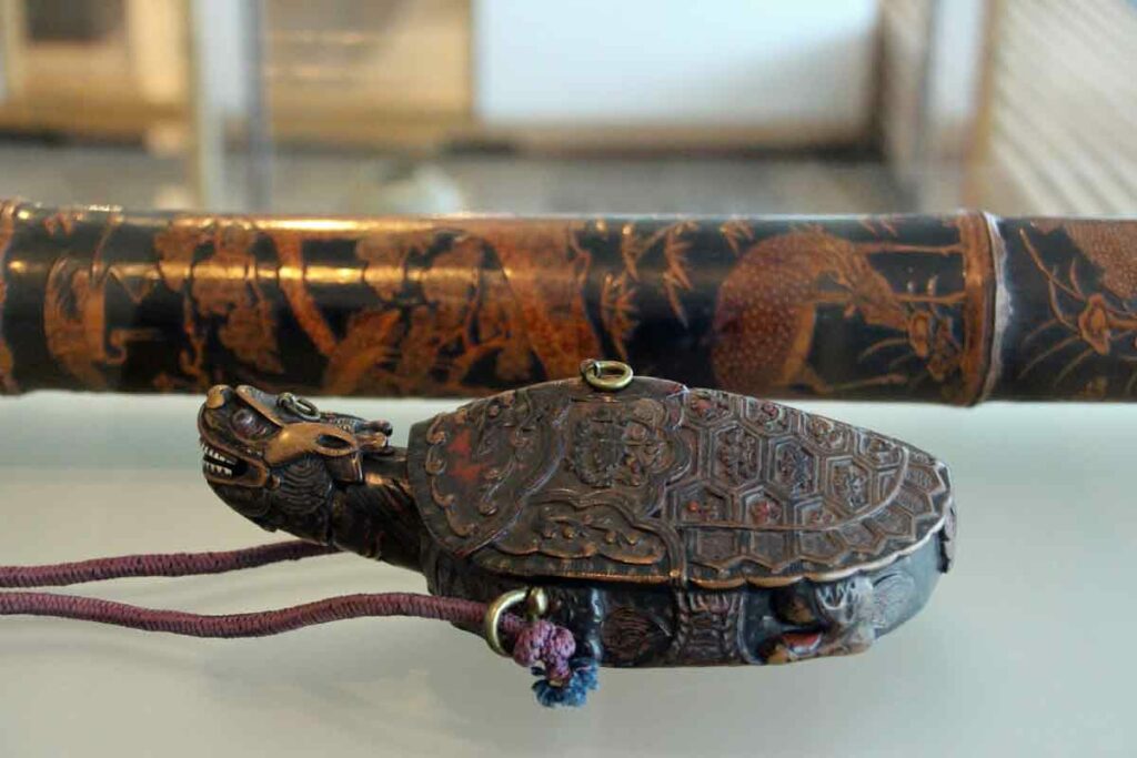 Pulverdose als Schilkröte