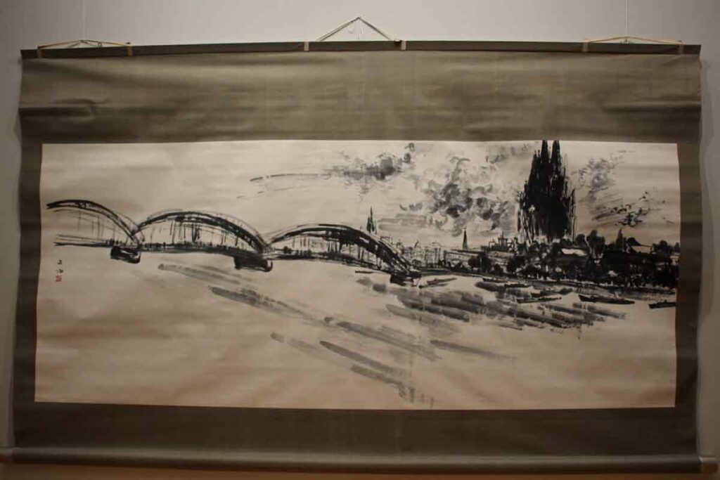 Tuschezeichnung Köln Museum ostasiatische Kunst