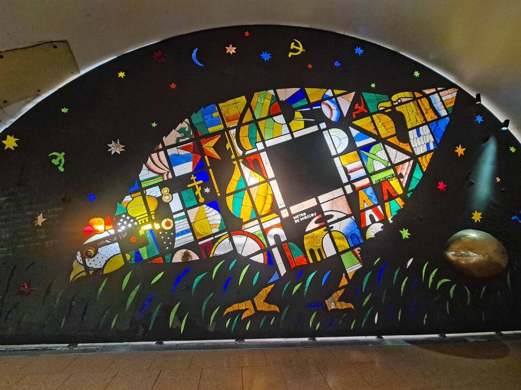 Wandbild Metro Station Madeleine