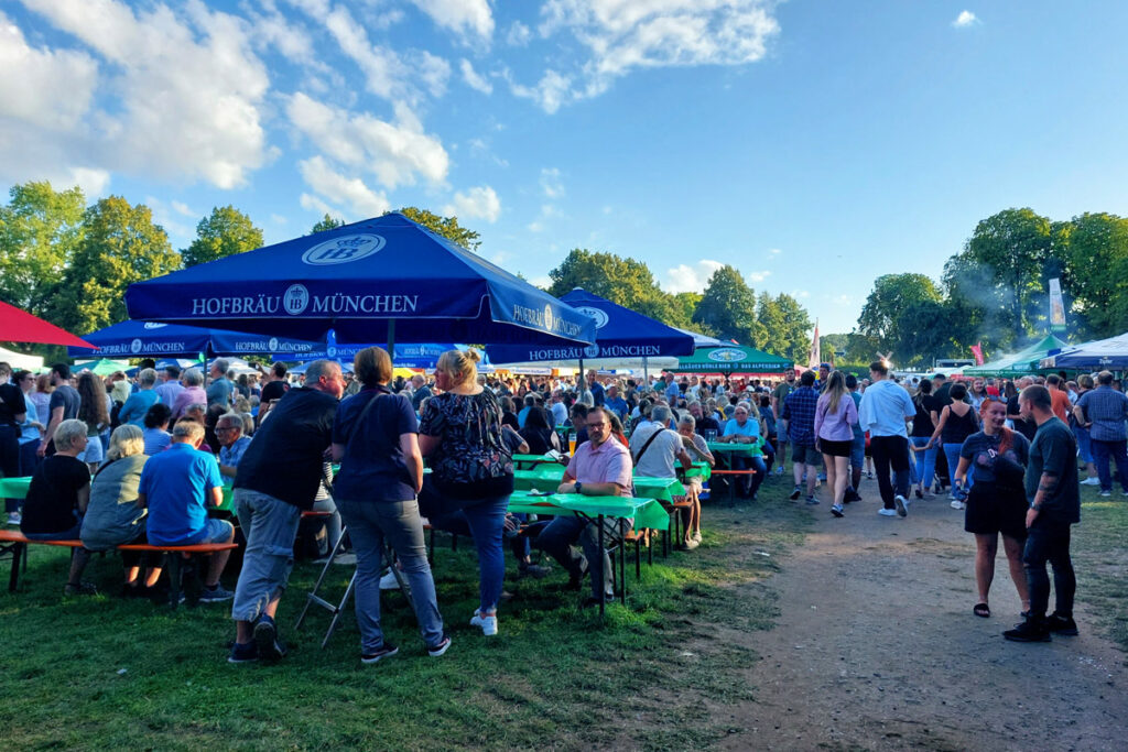 Bierzelte auf der Bierbörse