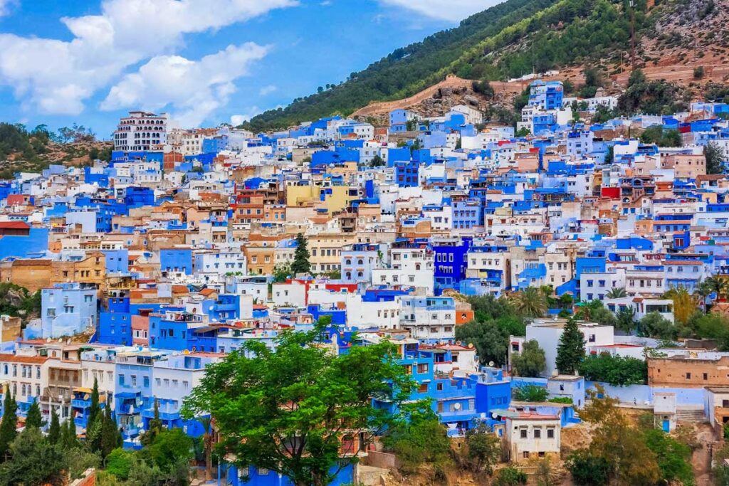 Blick auf Chefchouane
