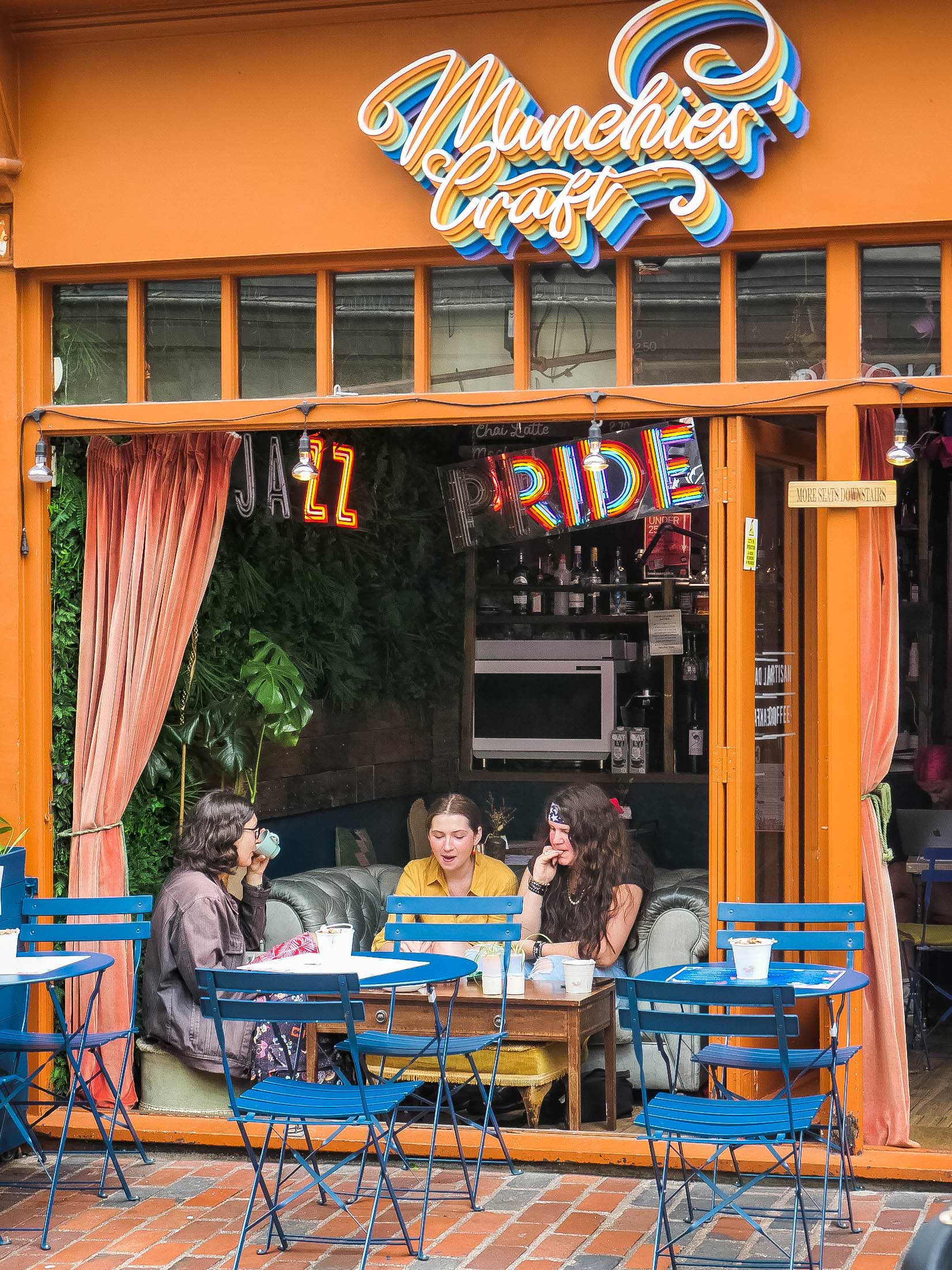 Cafe in den Brighton Lanes