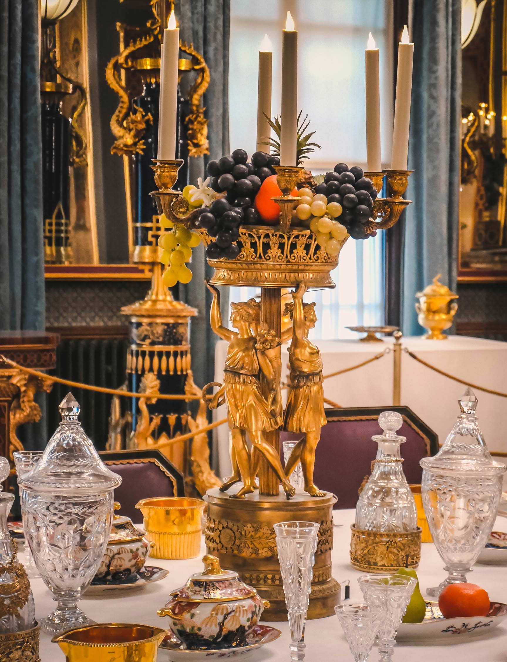 Detail Dinnertafel Brighton Royal Pavillion