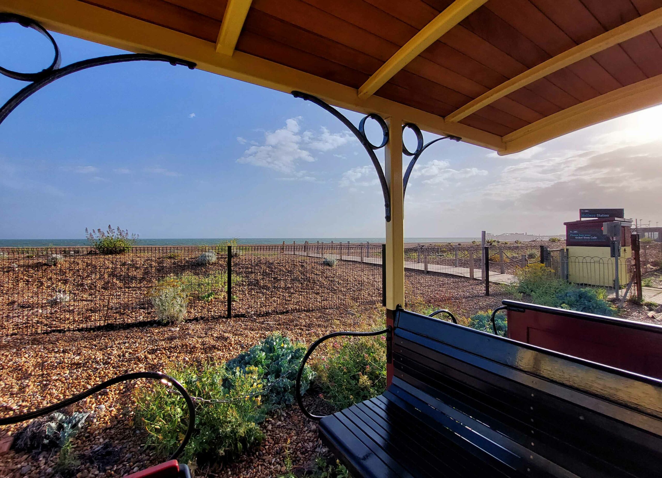 Blick aus der Volks Electric Railway