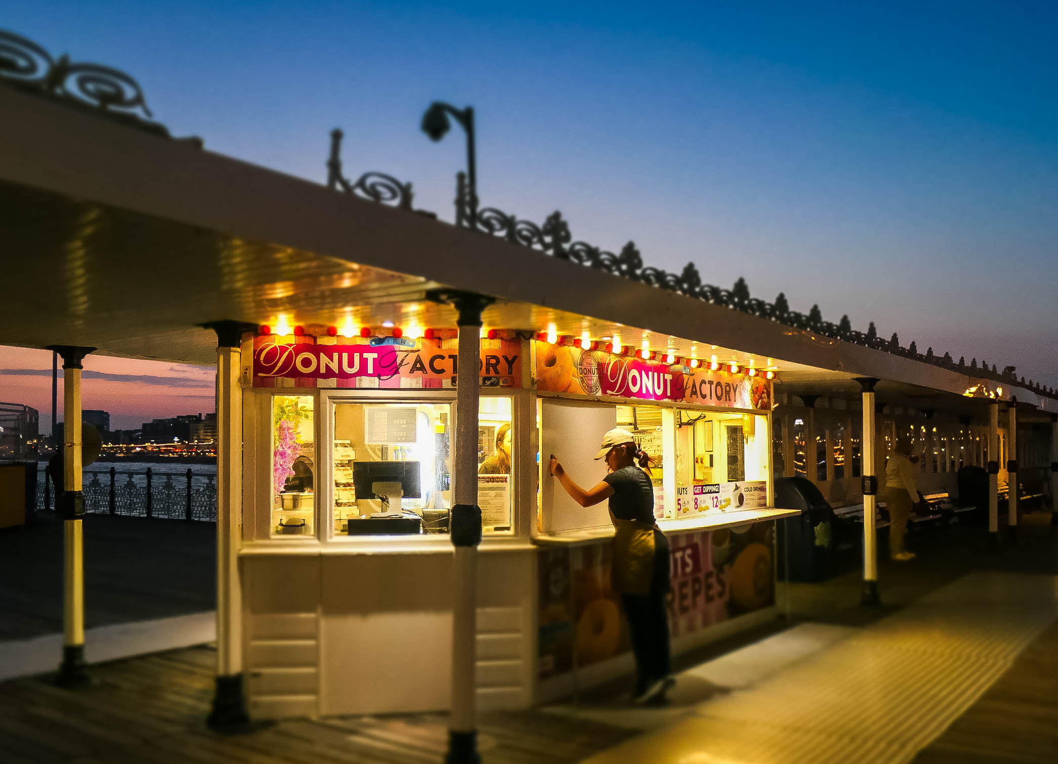 Brighton Pier Nachts