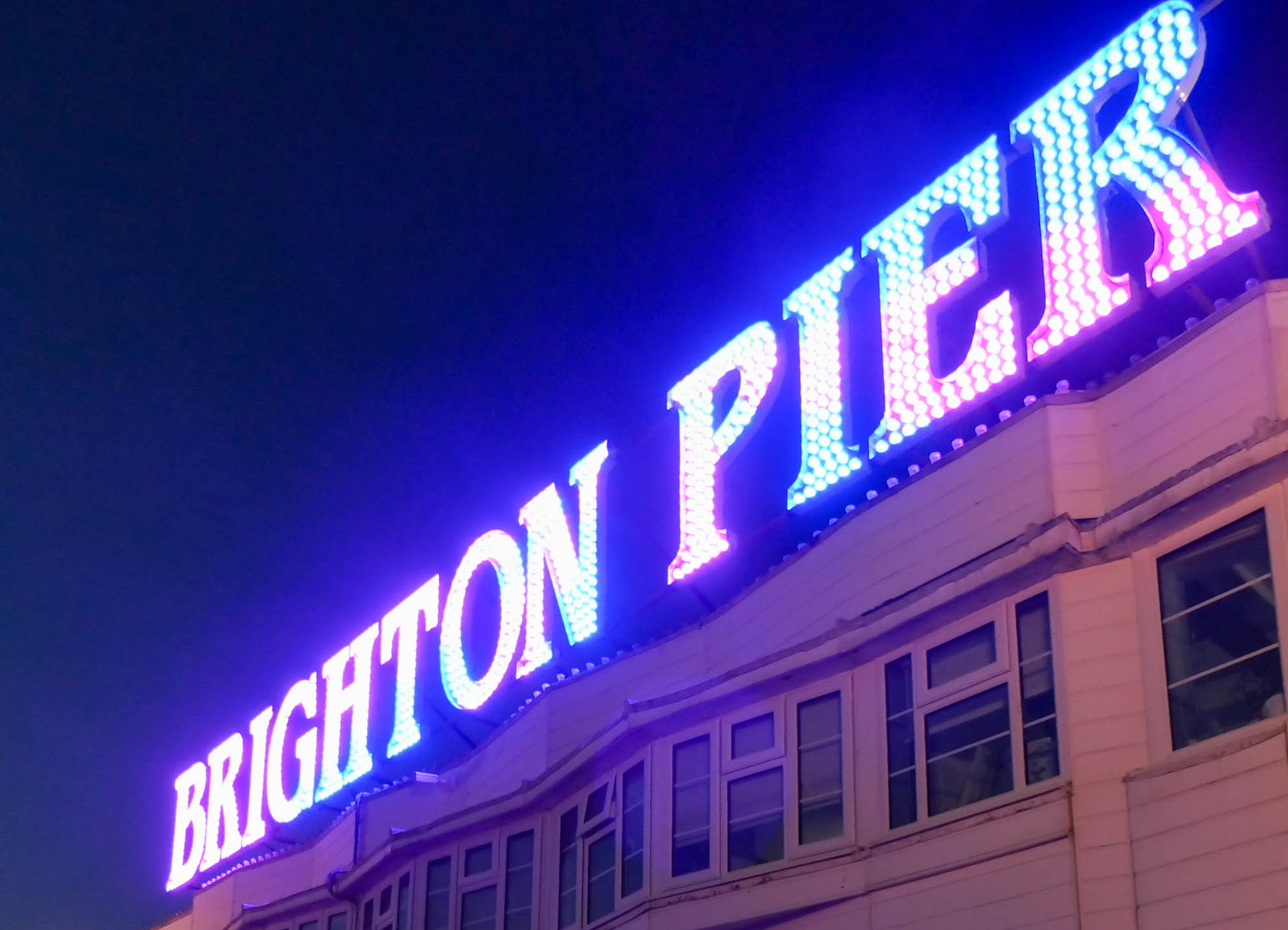 Leuchtreklame Bighton Palace Pier