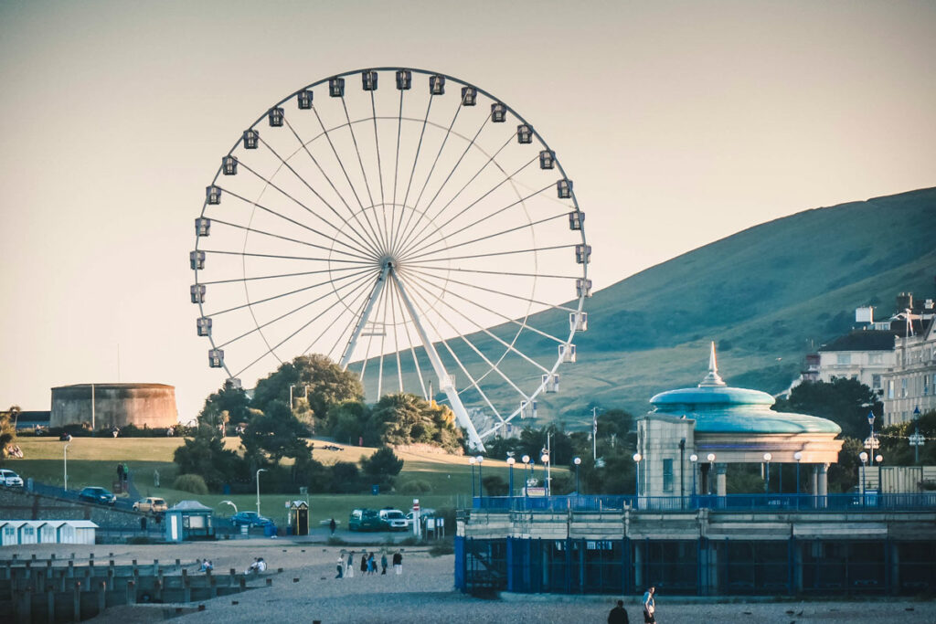 Eastbourne Riesenrad an den Western Lawns