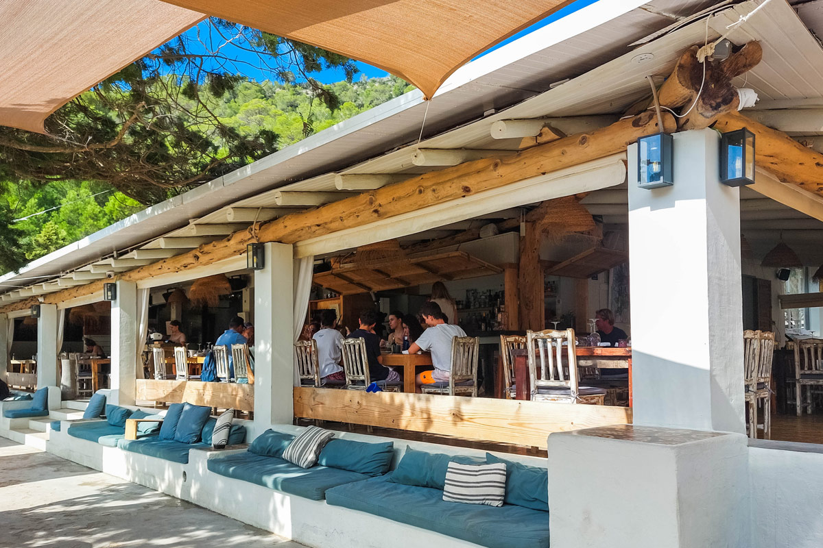 Sitzplatz am Elements of Ibiza