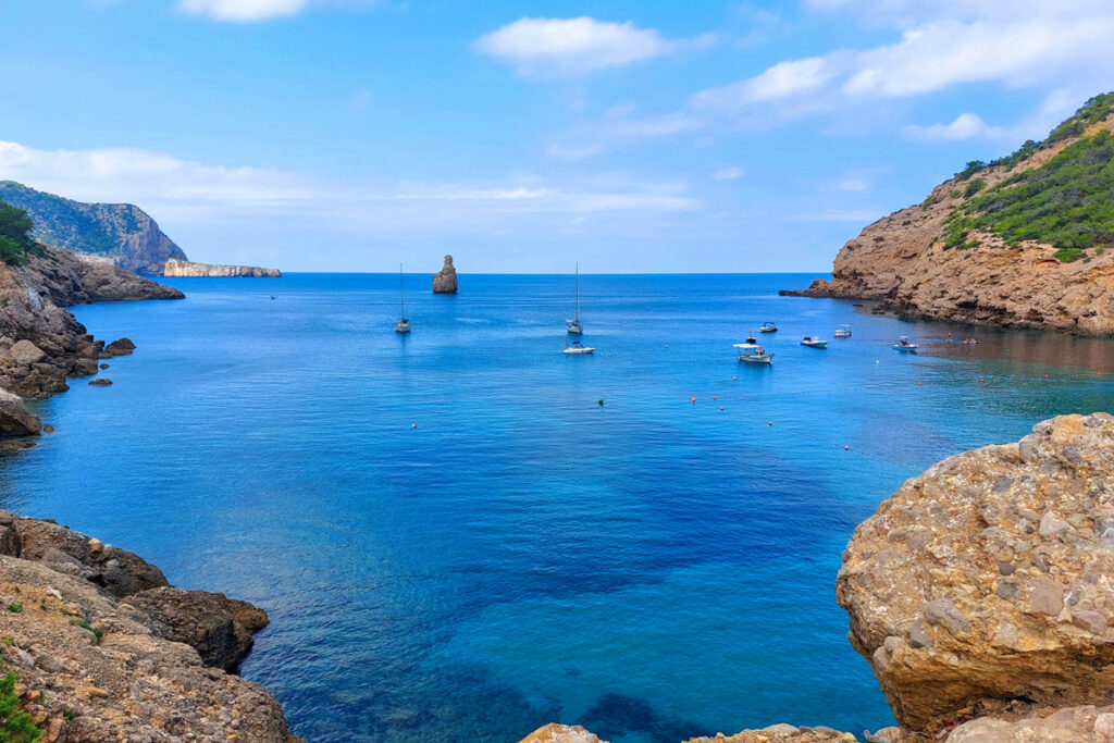Cala Benirras Ibiza Panorama