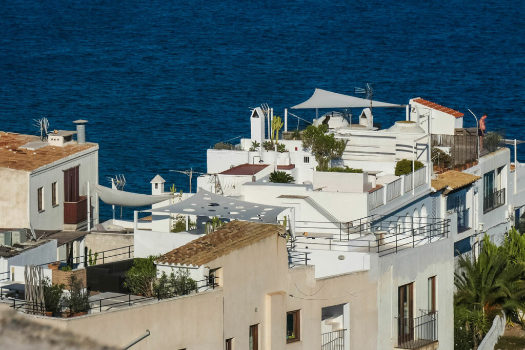Dachterrasen in Eivissa 