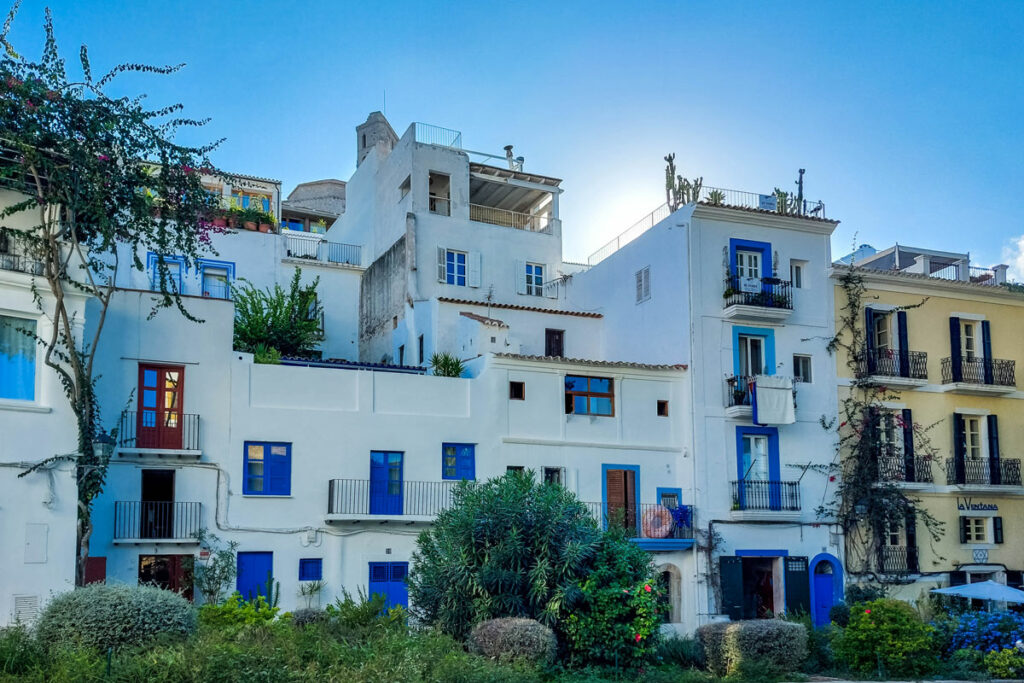 In den Gassen der Altstadt von Eivissa