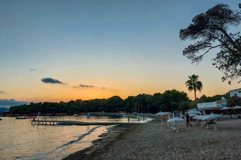 Abendstimmung Cala Pada