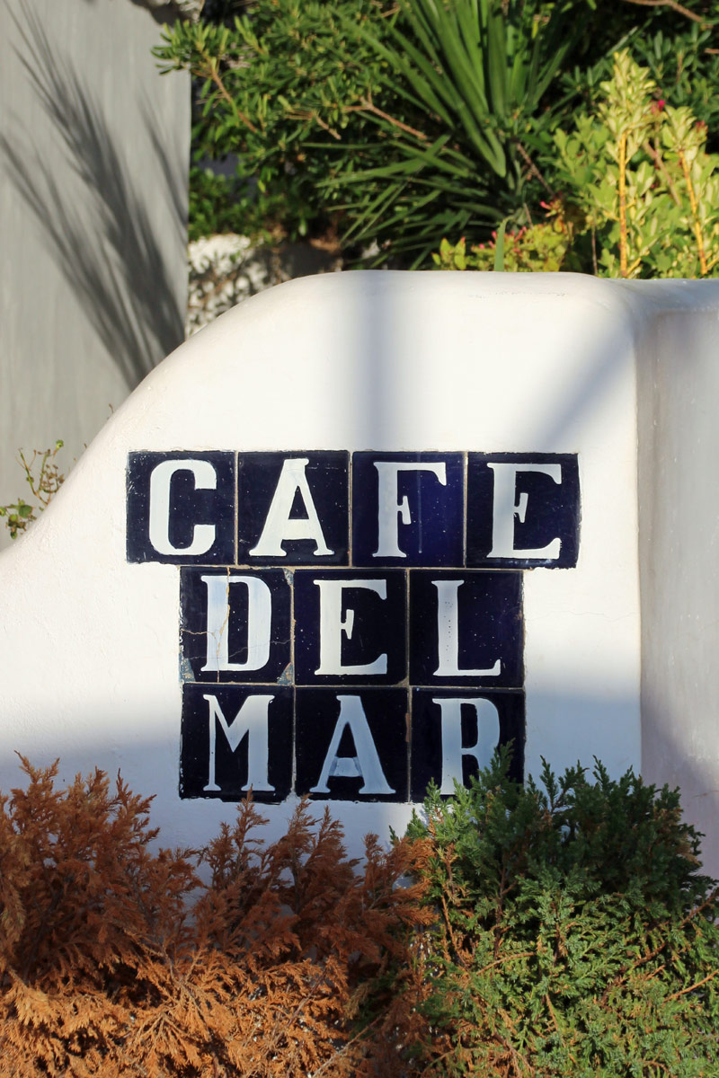 Schild Cafe del MAr