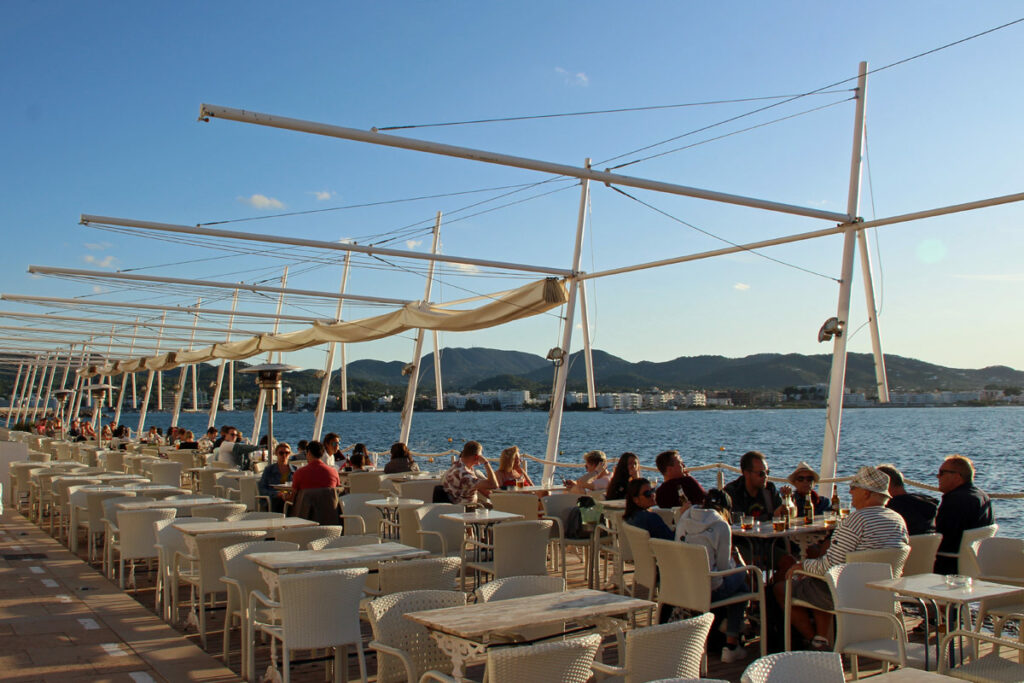 Terrasse Cafe del MAr Ibiza