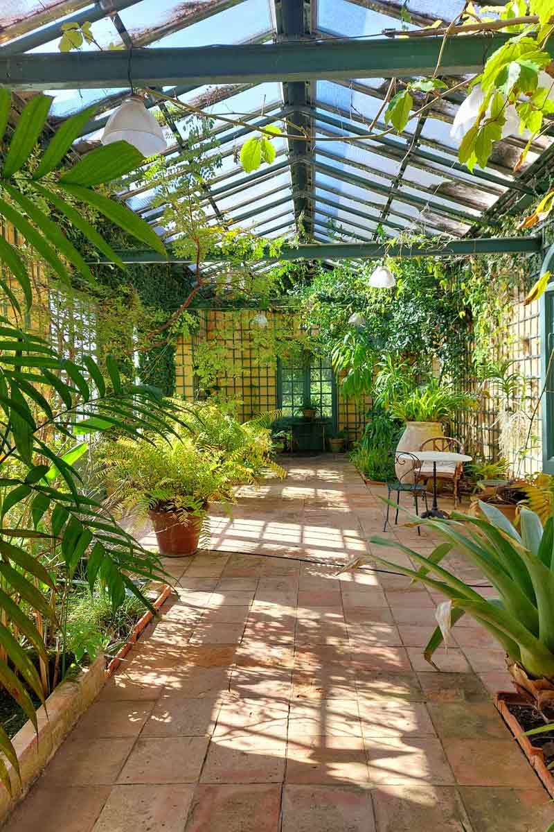 Im Gewächshaus von Serre de la Madone