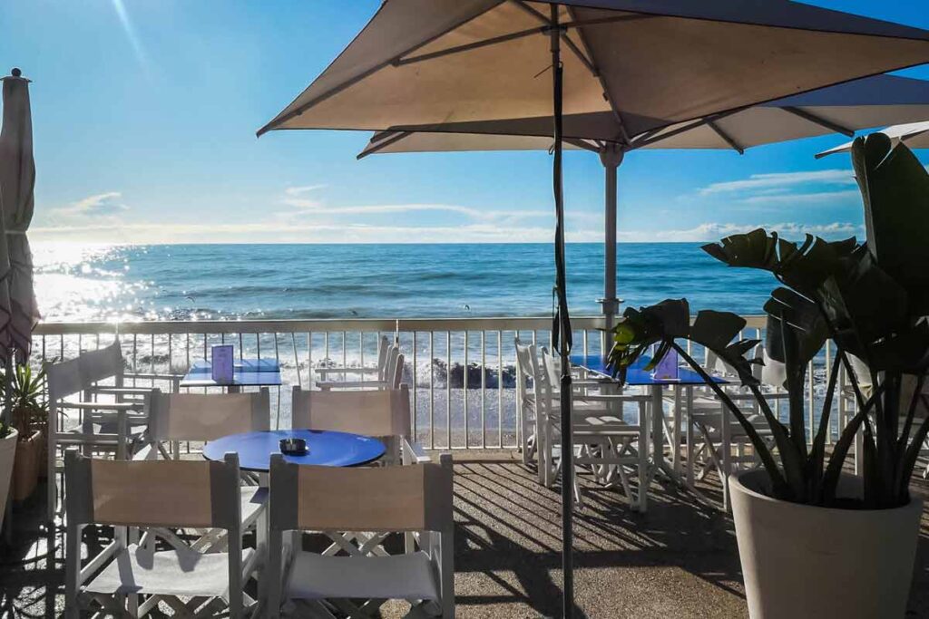 An der Promenade in Menton