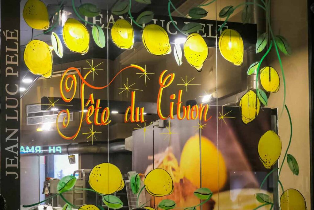 Schild Fete du Citron