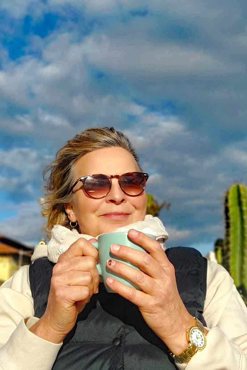 Christiane in Menton